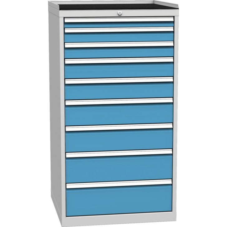 Vairāku atvilktņu darbnīcas skapis DPO_05_E