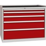 Vairāku atvilktņu darbnīcas skapis DPO_06_E