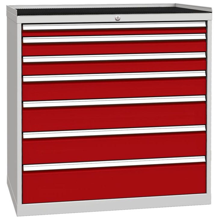 Vairāku atvilktņu darbnīcas skapis DPO_07_E