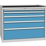 Vairāku atvilktņu darbnīcas skapis DPO_06_F