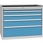 Vairāku atvilktņu darbnīcas skapis DPO_06_F