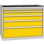 Vairāku atvilktņu darbnīcas skapis DPO_06_F