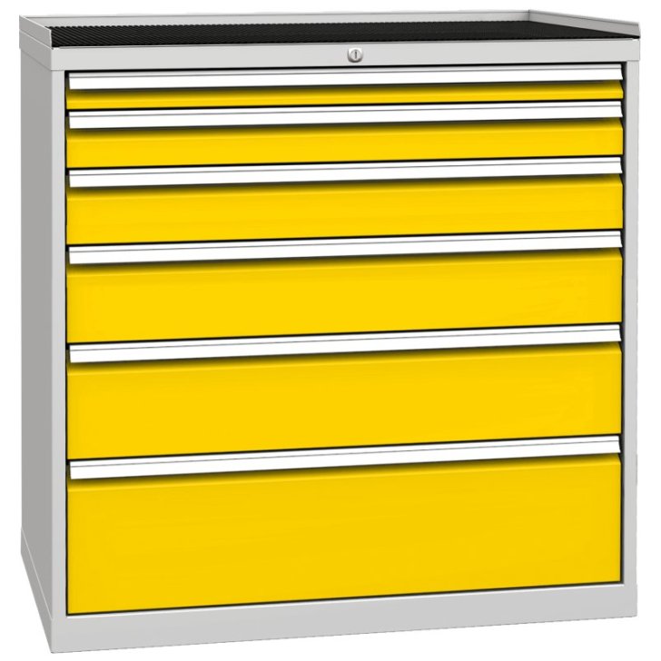 Vairāku atvilktņu darbnīcas skapis DPO_07_F