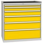 Vairāku atvilktņu darbnīcas skapis DPO_07_F