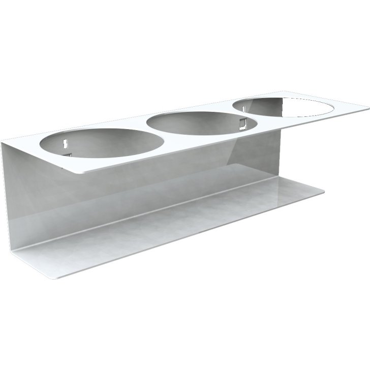 Smidzināšanas kārbu turētājs (3 kannas)