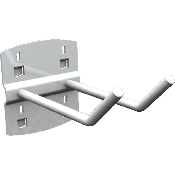 Dubultais āķis 45° (garums: 150 mm)