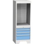 Skapis kontrolnās darba vietas aprīkojumam