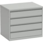 Pamatkonteiners MMS VARIO sērijas darbagaldiem ar 4 atvilktnēm