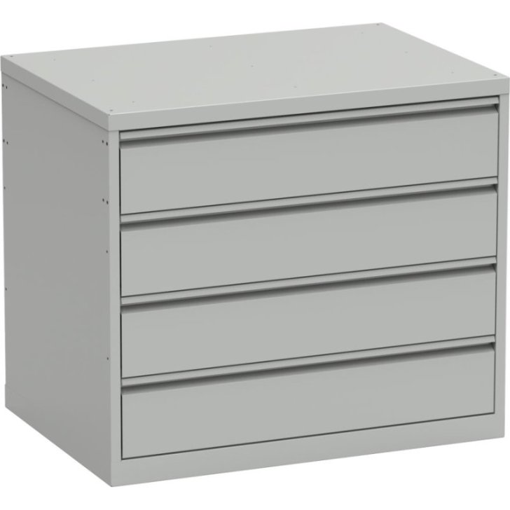 Pamatkonteiners MMS VARIO sērijas darbagaldiem ar 4 atvilktnēm