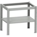 Pamatnes rāmis MMS VARIO sērijas darbagaldiem ar 1 plauktu