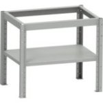 Pamatnes rāmis MMS VARIO sērijas darbagaldiem ar 1 plauktu