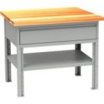 Pamatnes rāmis MMS VARIO sērijas darbagaldiem ar 1 plauktu