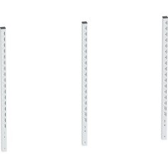 Galda virsmas sienas plaukta tērauda vertikālais pagarinājums LDS galdiem (1065 mm)