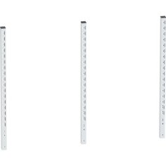 Galda virsmas sienas plaukta tērauda vertikālais pagarinājums LDS galdiem (1065 mm) 2