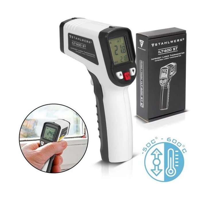 Infrasarkanais lāzera termometrs ILT-600 ST -50C° līdz 600°C