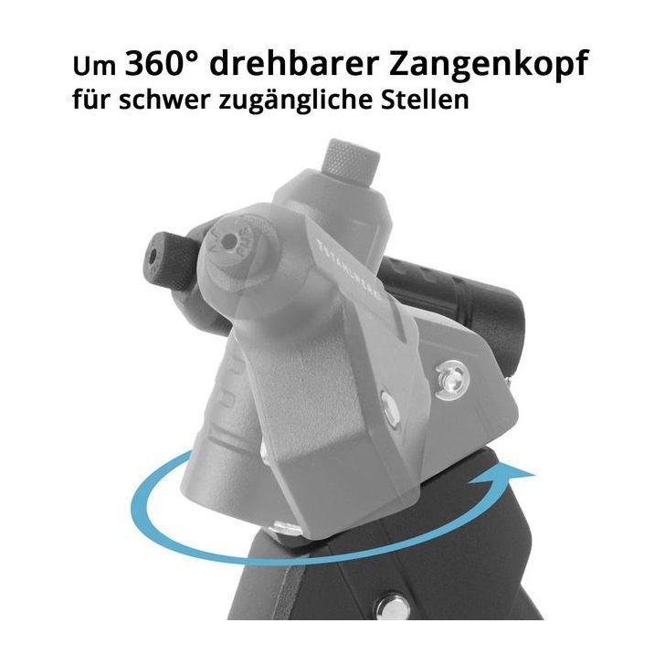 Kniedēšanas knaibļu komplekts NZ-280 ST 360°