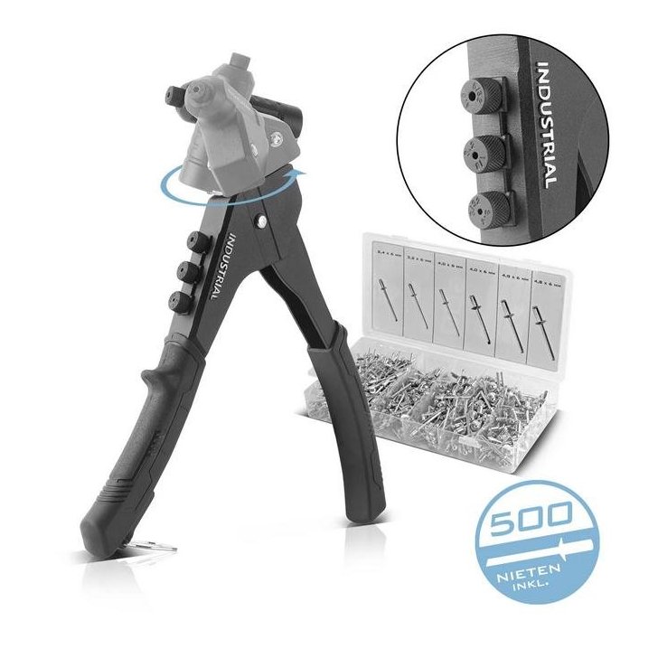 Kniedēšanas knaibļu komplekts NZ-280 ST 360°