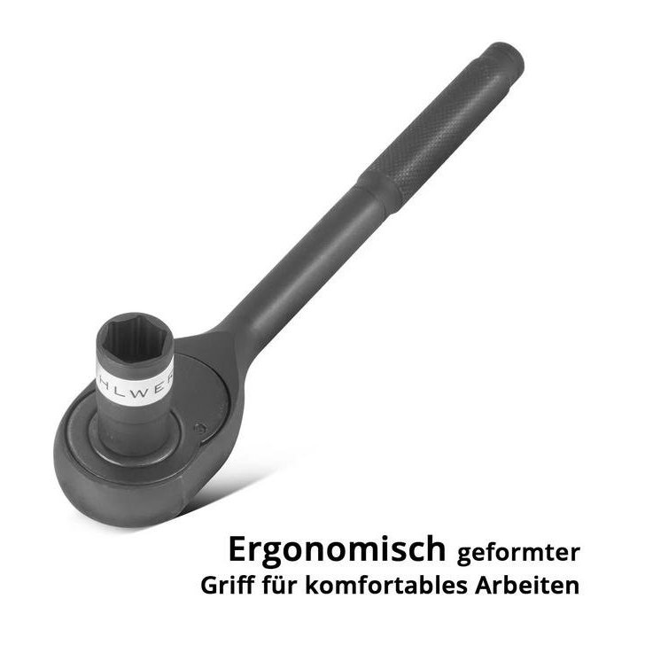 24 daļu uzgaļu komplekts ar sprūdrata atslēgu