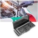 24 daļu uzgaļu komplekts ar sprūdrata atslēgu