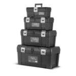 Instrumentu kastes komplekts ar 4 tukšām instrumentu kastēm