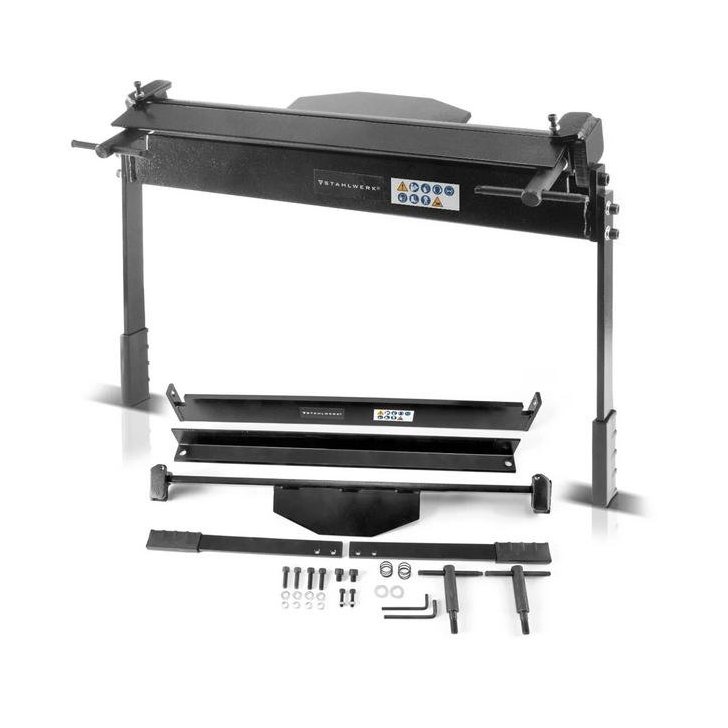 AB-460 ST lokšņu metāla locīšanas iekārta loksnēm līdz 1,2 mm biezumā, 0 līdz 135 grādiem, diapazons 460 mm