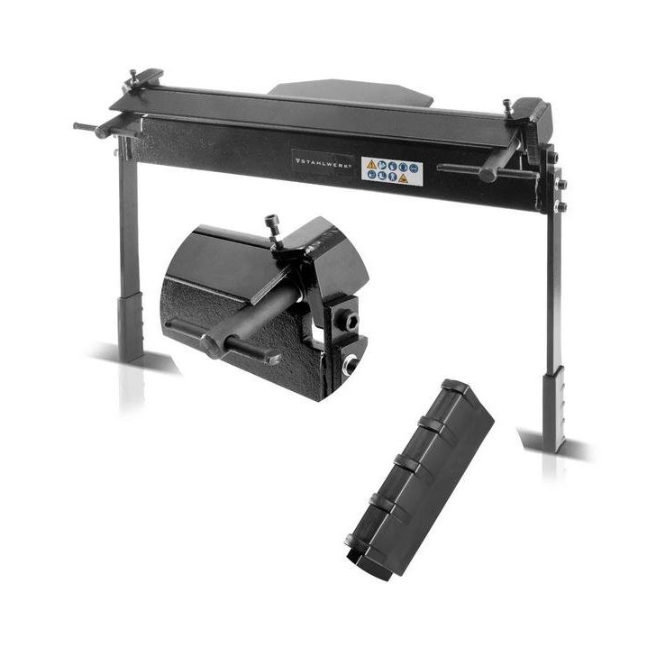 AB-460 ST lokšņu metāla locīšanas iekārta loksnēm līdz 1,2 mm biezumā, 0 līdz 135 grādiem, diapazons 460 mm