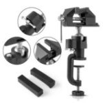 TS-50 ST galda skrūvspīles ar lodveida savienojumu, elastīgas paralēlas skrūvspīles koka, plastmasas un metāla sagatavēm