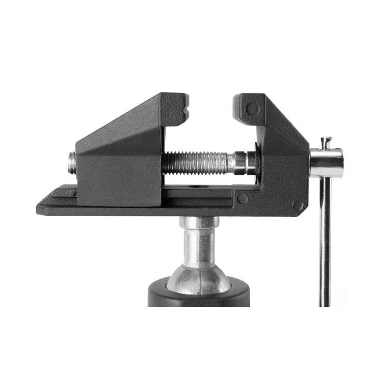 TS-50 ST galda skrūvspīles ar lodveida savienojumu, elastīgas paralēlas skrūvspīles koka, plastmasas un metāla sagatavēm