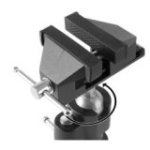 TS-50 ST galda skrūvspīles ar lodveida savienojumu, elastīgas paralēlas skrūvspīles koka, plastmasas un metāla sagatavēm