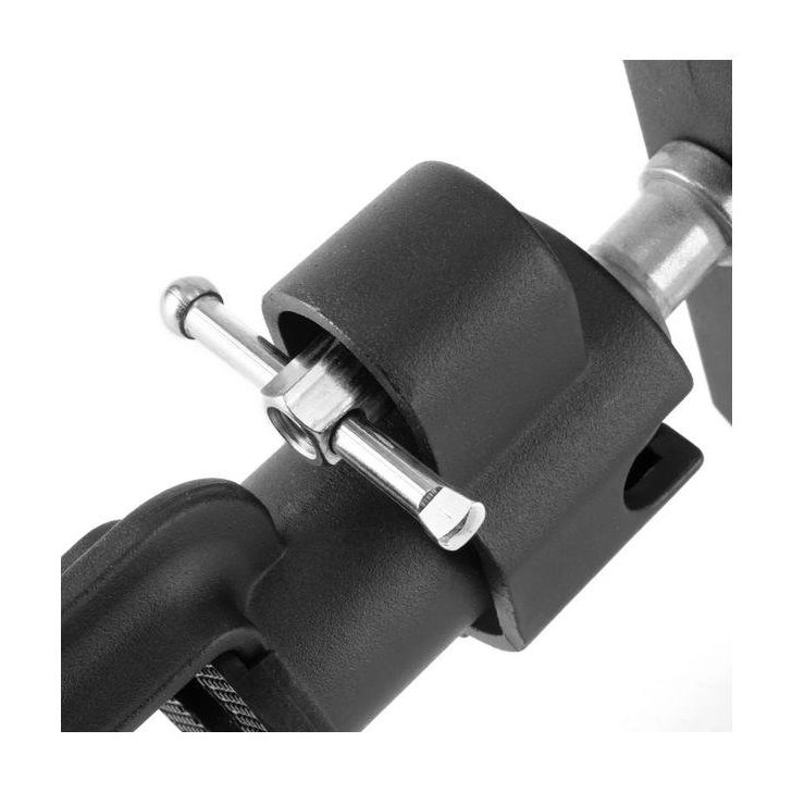 TS-50 ST galda skrūvspīles ar lodveida savienojumu, elastīgas paralēlas skrūvspīles koka, plastmasas un metāla sagatavēm