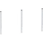 Galda virsmas sienas plaukta tērauda vertikālais pagarinājums LDS galdiem (765 mm)