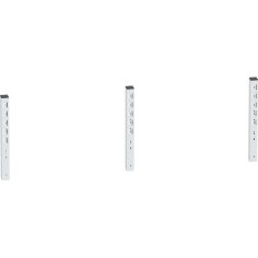 Galda virsmas sienas plaukta tērauda vertikālais pagarinājums LDS galdiem (465 mm)