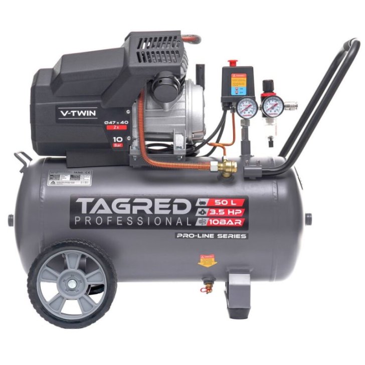 Kompresors 50L TAGRED Pro Line 10 BAR V2 TA365