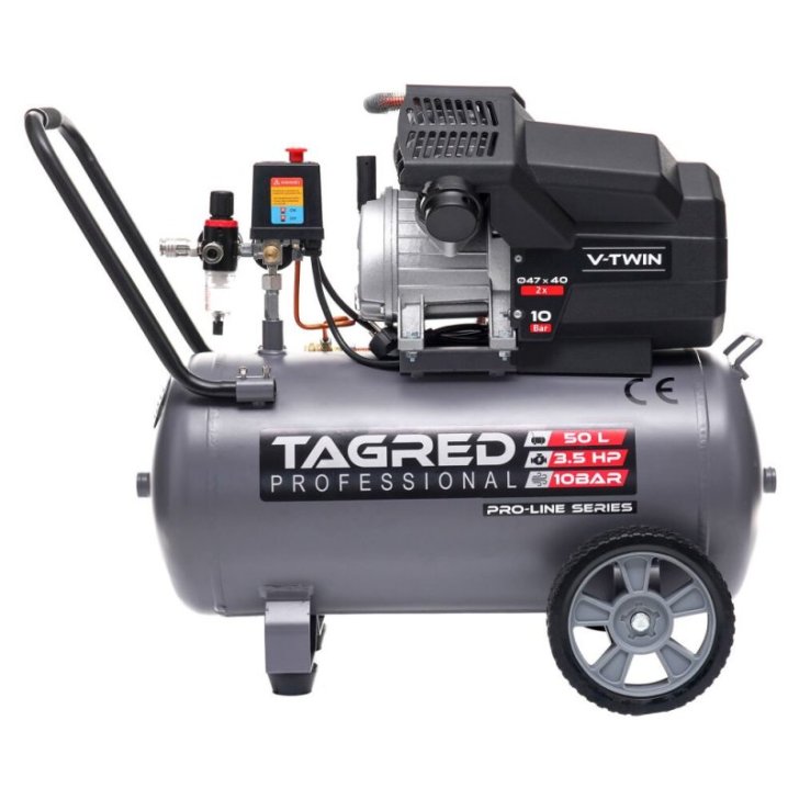 Kompresors 50L TAGRED Pro Line 10 BAR V2 TA365
