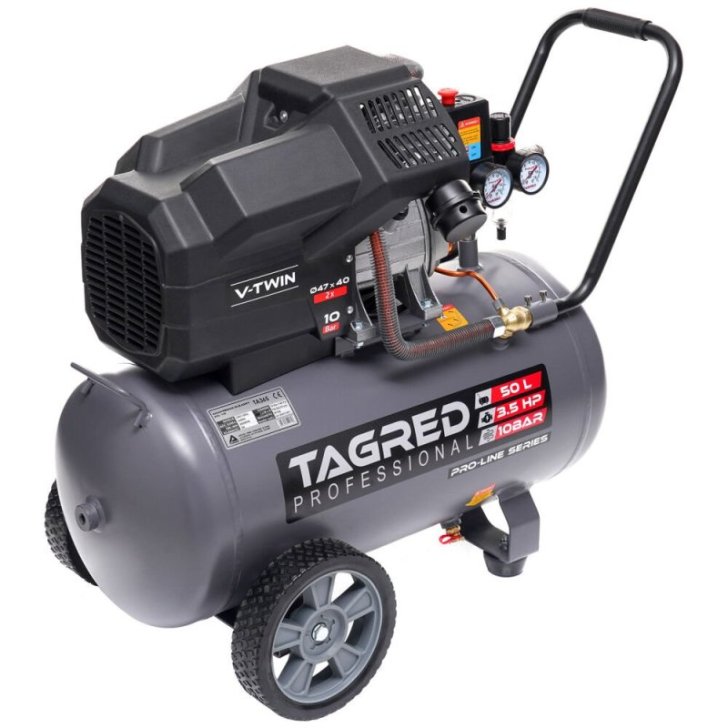 Kompresors 50L TAGRED Pro Line 10 BAR V2 TA365