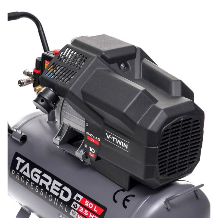 Kompresors 50L TAGRED Pro Line 10 BAR V2 TA365