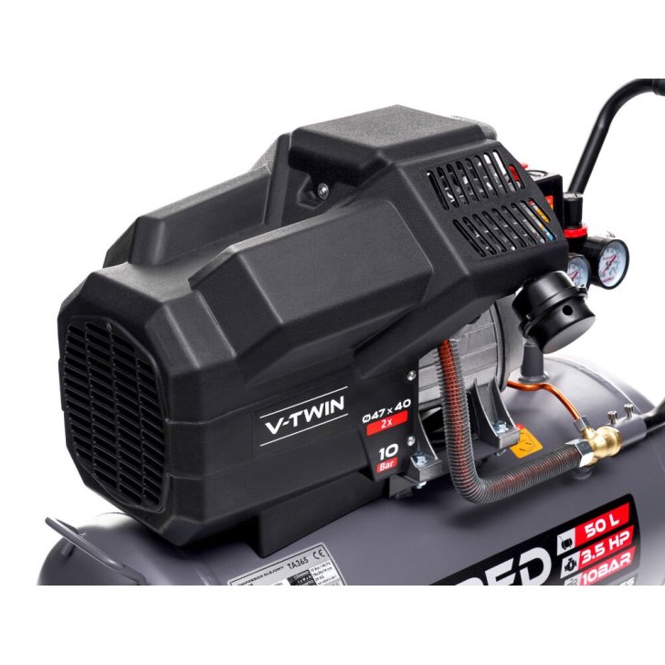 Kompresors 50L TAGRED Pro Line 10 BAR V2 TA365