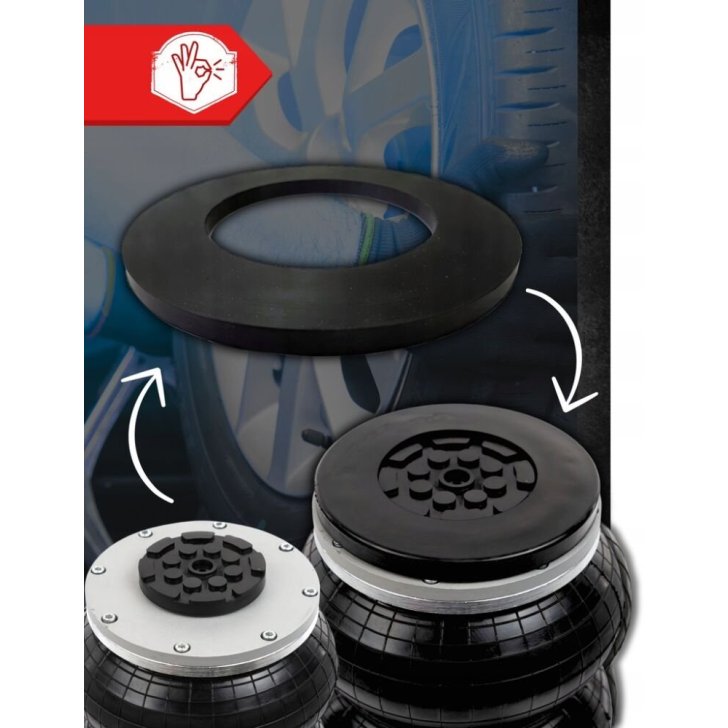 Sniegavīra spilvena pneimatiskais pacēlājs, 3,5 tonnu spilvens