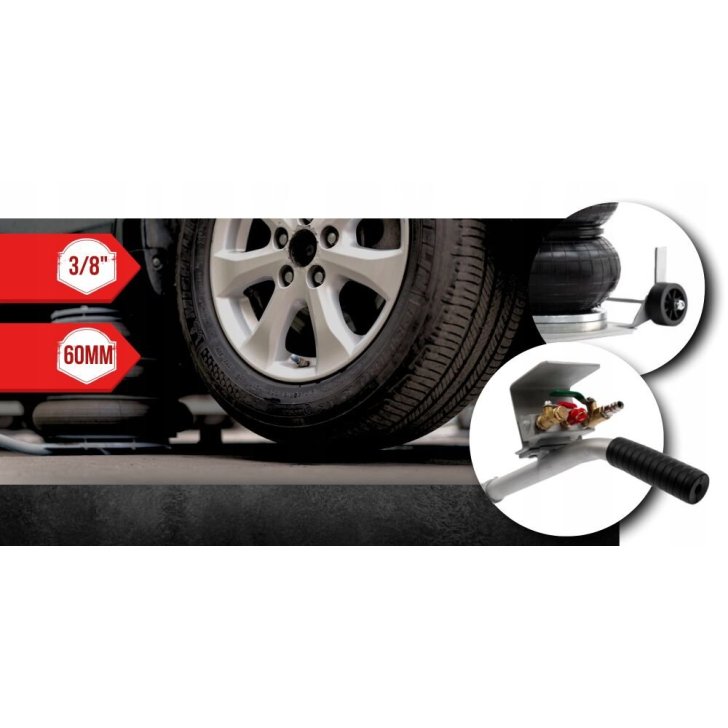 Sniegavīra spilvena pneimatiskais pacēlājs, 3,5 tonnu spilvens