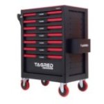 Instrumentu skapis, darbnīcas ratiņi TAGRED TA234, 7 atvilktnes