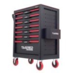 Instrumentu skapis, darbnīcas ratiņi TAGRED TA234, 7 atvilktnes