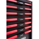 Instrumentu skapis, darbnīcas ratiņi TAGRED TA234, 7 atvilktnes