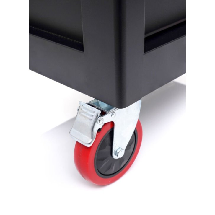 Instrumentu skapis, darbnīcas ratiņi TAGRED TA234, 7 atvilktnes