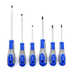 Skrūvgrieži ar magnētiskiem uzgaļiem, 6 gabalu komplekts