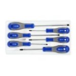 Skrūvgrieži ar magnētiskiem uzgaļiem, 6 gabalu komplekts