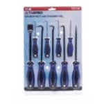 Āķveida skrūvgrieži, āķi O veida gredzenu blīvēm, 9 gab.