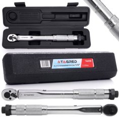 1/4" 5-25 Nm griezes momenta atslēga ar fiksatoru, kalibrēšanas sertifikāts