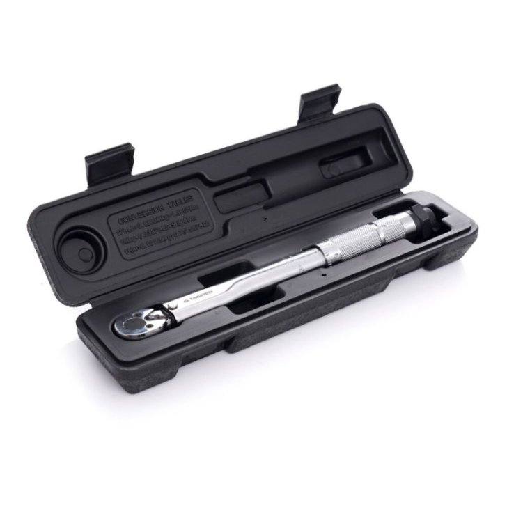 1/4" 5-25 Nm griezes momenta atslēga ar fiksatoru, kalibrēšanas sertifikāts