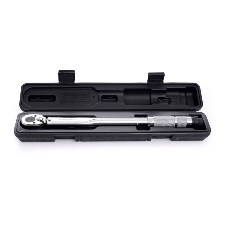 3/8" 19-110Nm griezes momenta atslēga ar fiksatoru, riteņiem, kalibrēšanas sertifikāts