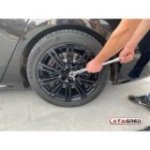 3/8" 19-110Nm griezes momenta atslēga ar fiksatoru, riteņiem, kalibrēšanas sertifikāts